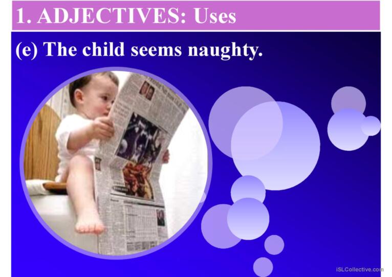 adjectives and adverbs