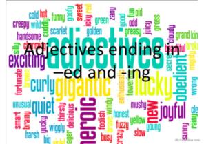 adjectives -ed / -ing