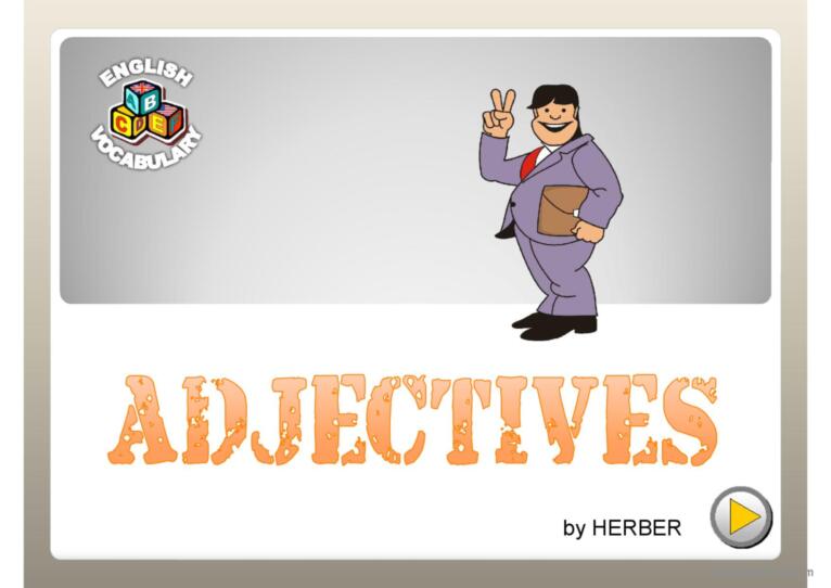 ADJECTIVES PPT