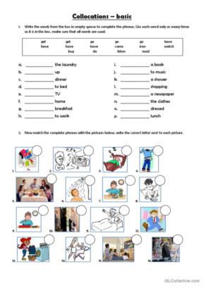 Basic collocations