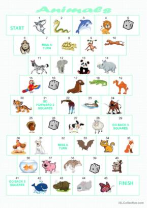 Board game - animals