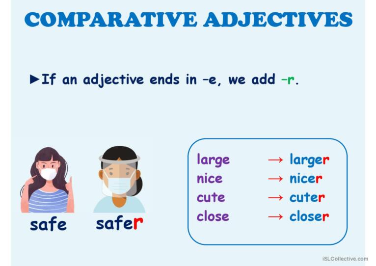 Comparative Adjectives Presentation