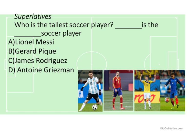 Comparatives and Superlatives