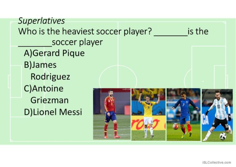 Comparatives and Superlatives