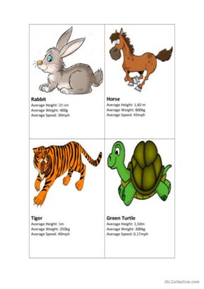 Comparatives with animals