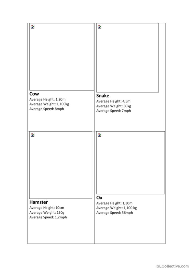 Comparatives with animals