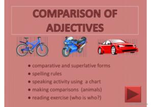 Comparison of Adjectives