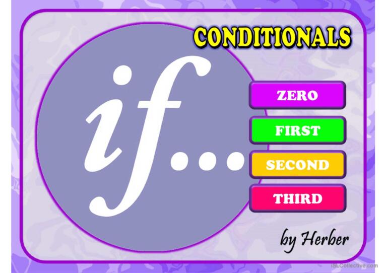 CONDITIONALS PPT