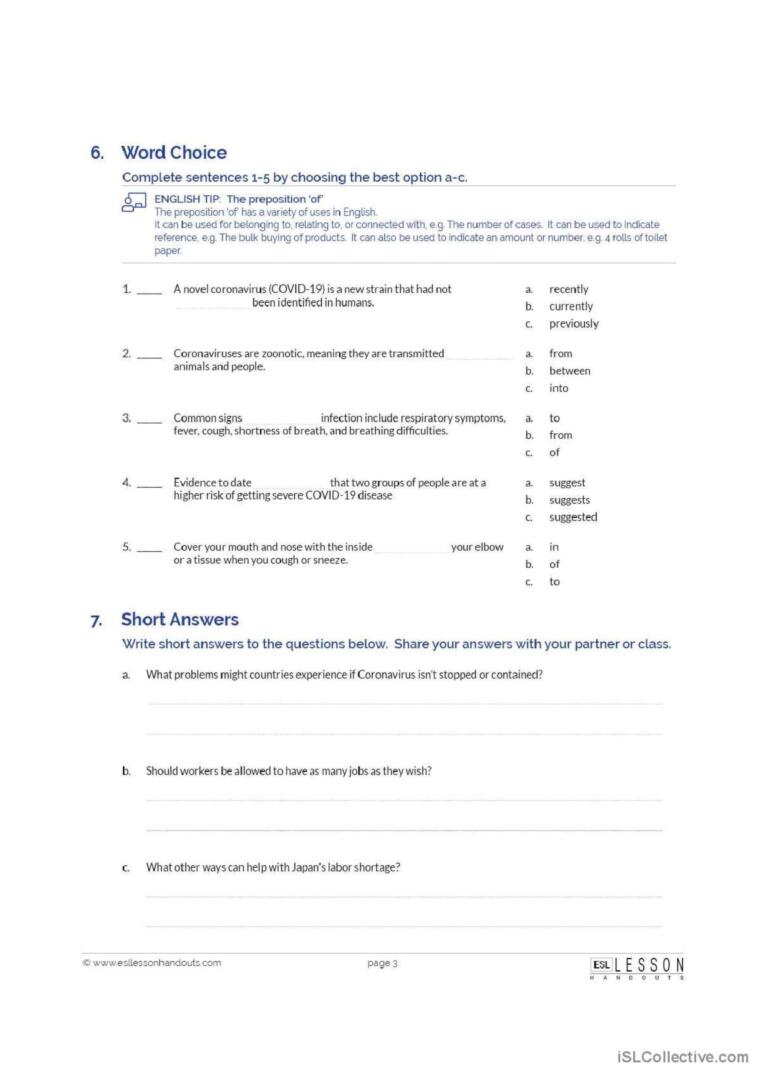 Coronavirus (COVID-19):  What should you do?