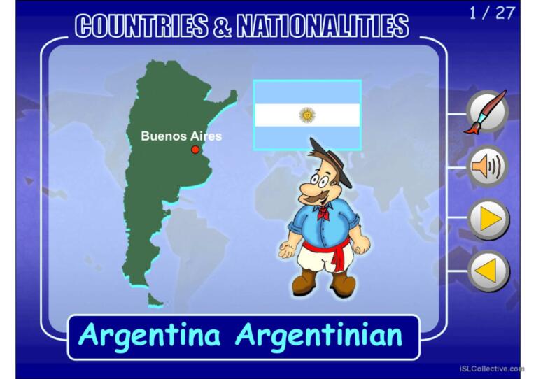 COUNTRIES AND NATIONALITIES