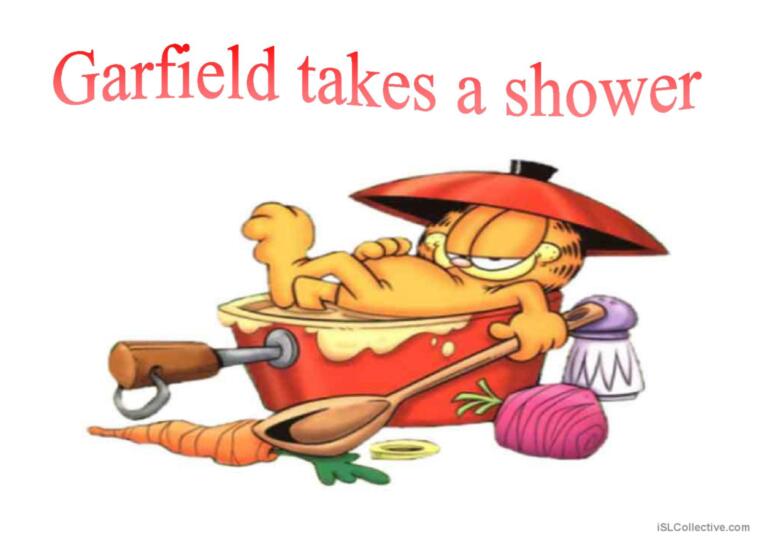 garfield´s daily routine