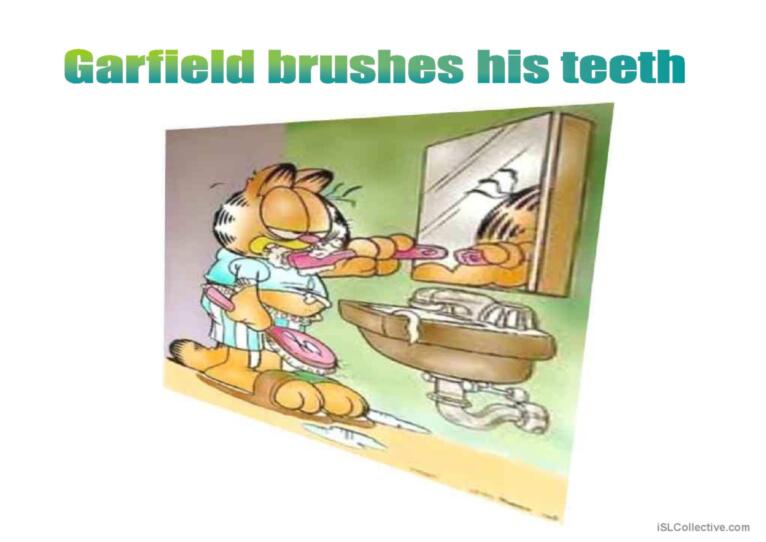 garfield´s daily routine