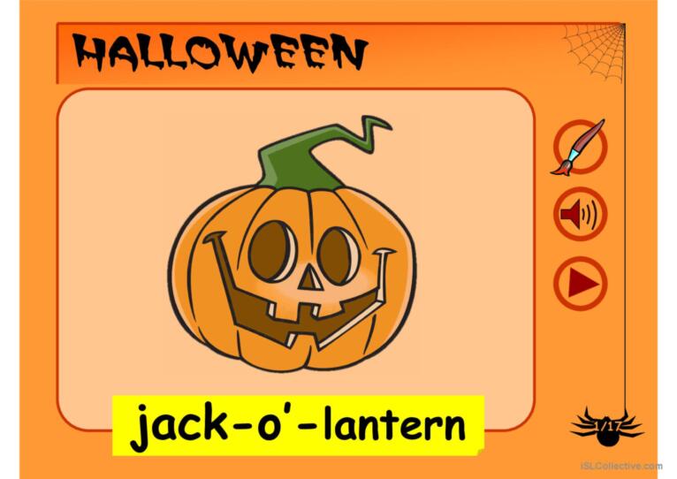 HALLOWEEN VOCABULARY