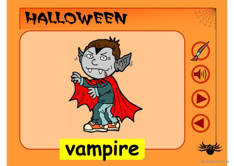 HALLOWEEN VOCABULARY