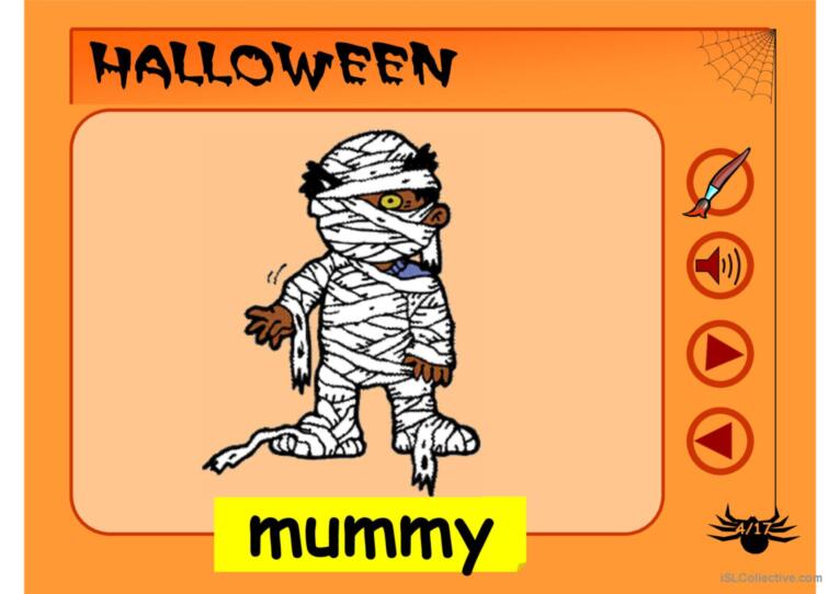 HALLOWEEN VOCABULARY