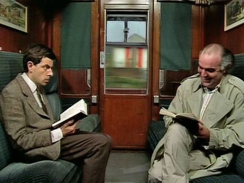 Mr. Bean - Annoying Fellow Train Passenger -  Past Tenses