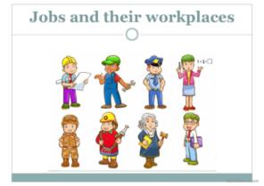 Jobs / Occupation with Present simple