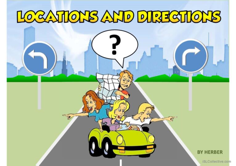 LOCATIONS & DIRECTIONS PPT