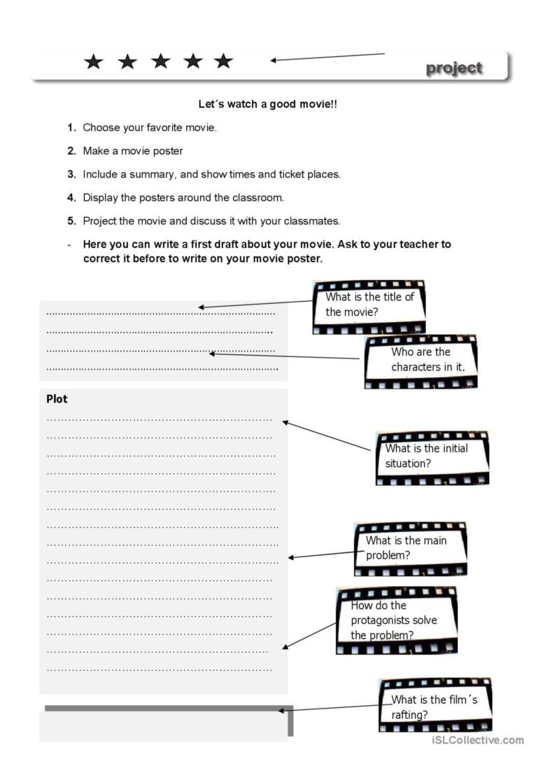 Practice present perfect tense through movies