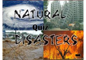 Natural Disasters Quiz PPT