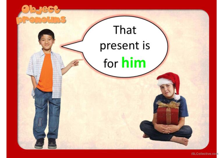 OBJECT PRONOUNS PPT