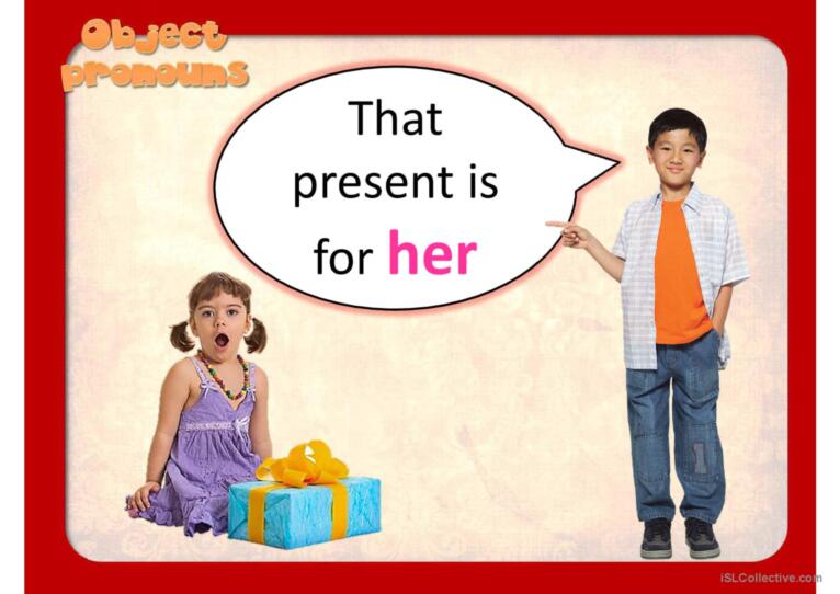 OBJECT PRONOUNS PPT