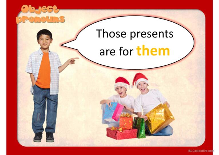 OBJECT PRONOUNS PPT