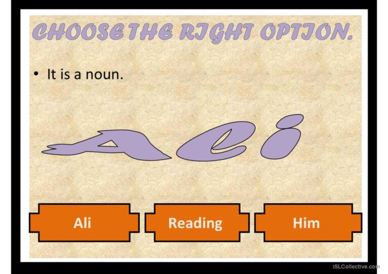 Parts of speech