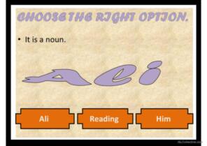 Parts of speech