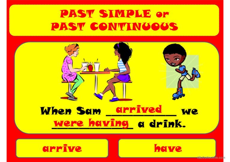 Past simple & past continuous