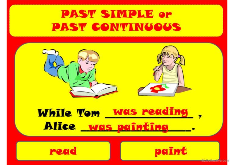 Past simple & past continuous