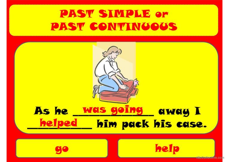 Past simple & past continuous