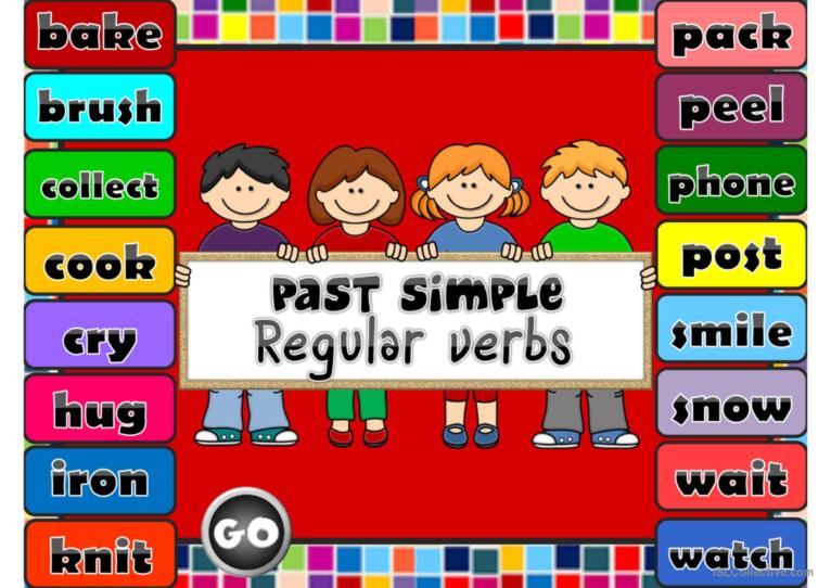 Past Simple - Regular Verbs *GAME*