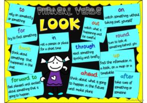  Phrasal verbs - LOOK *game* 