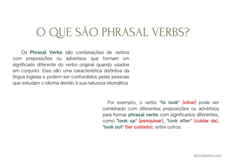 Phrasal Verbs- Power Point