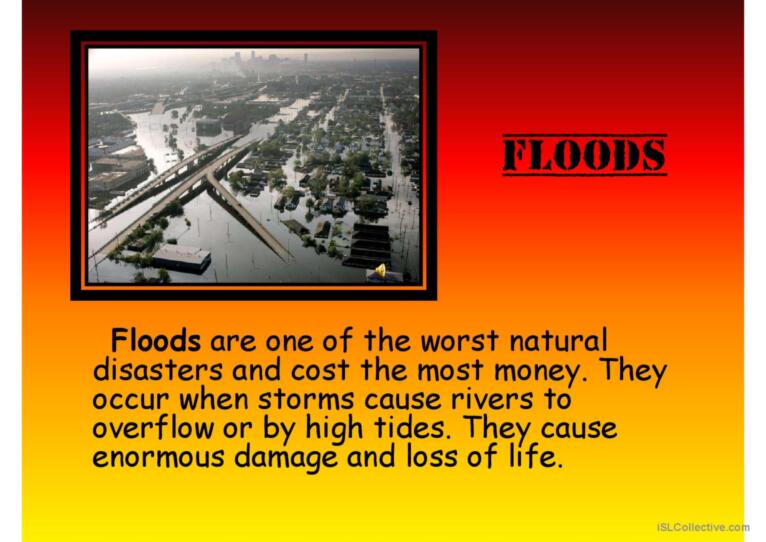 PPT Natural Disasters Animated Presentation