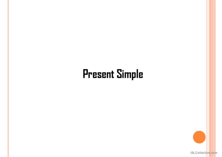 PRESENT CONTINUOUS QUESTION & PRESENT SIMPLE