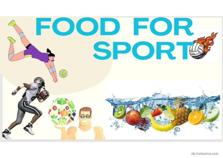 READING FOOD FOR SPORT VOCABULARY HEALTH FITNESS