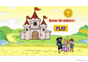 Rescue the princess colors game