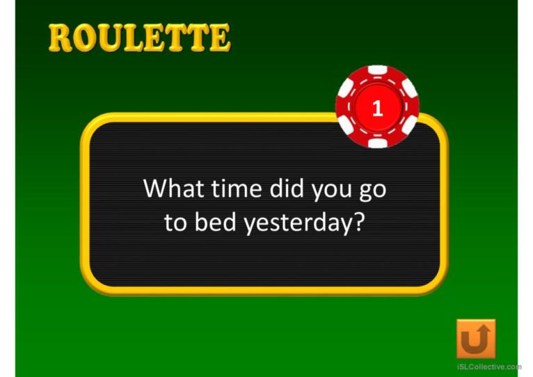 ROULETTE PPT