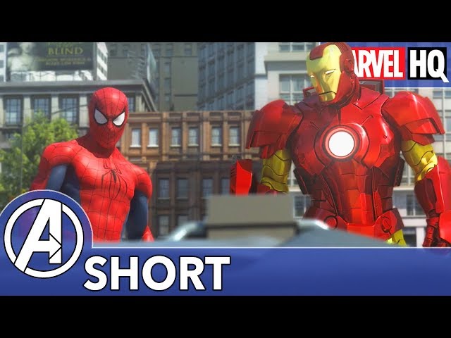 Spidey Meets Iron Man | Simple Present