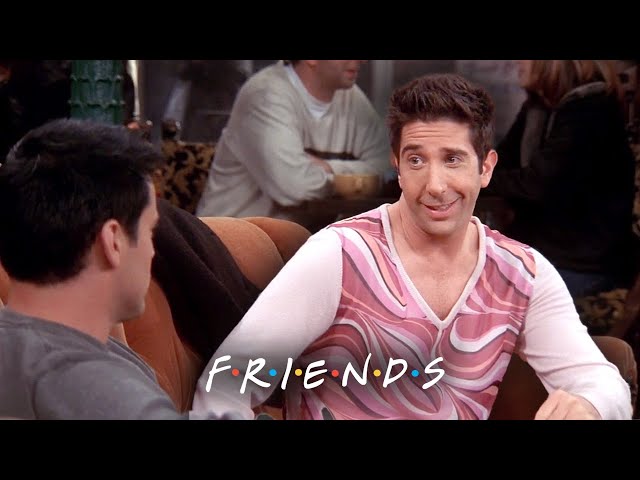 Friends - Ross Wears Rachel's New Shirt