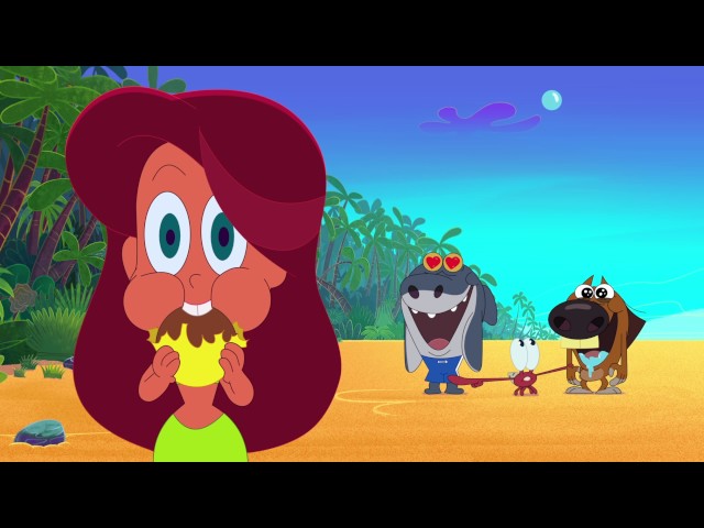 Zig and Sharko - Face and Verbs - Present Simple