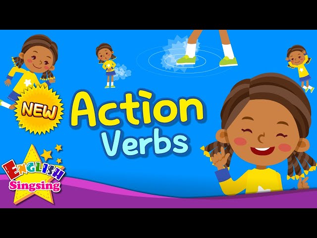 Vocabulary Tutorial - Action Verbs For Kids