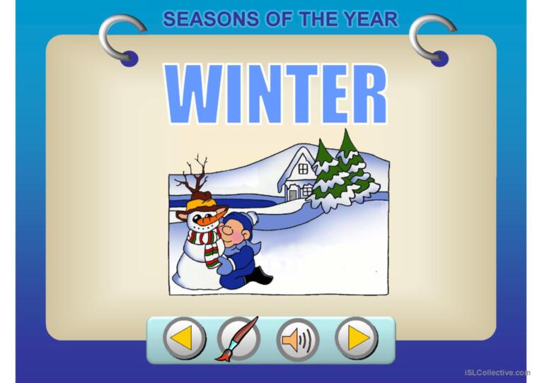 SEASONS AND MONTHS PPT