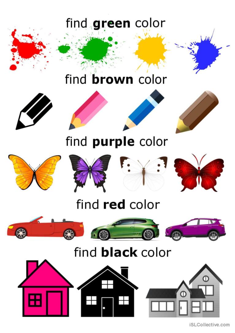 Task "Find the color"