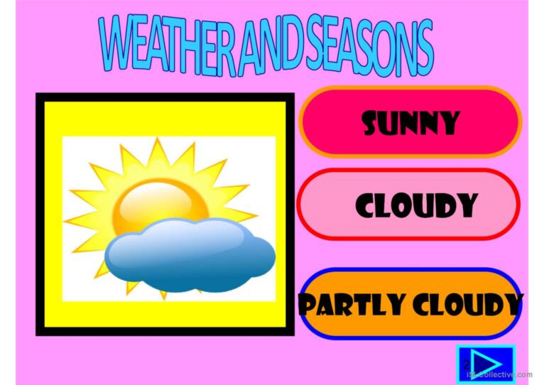 Weather and seasons powerpoint