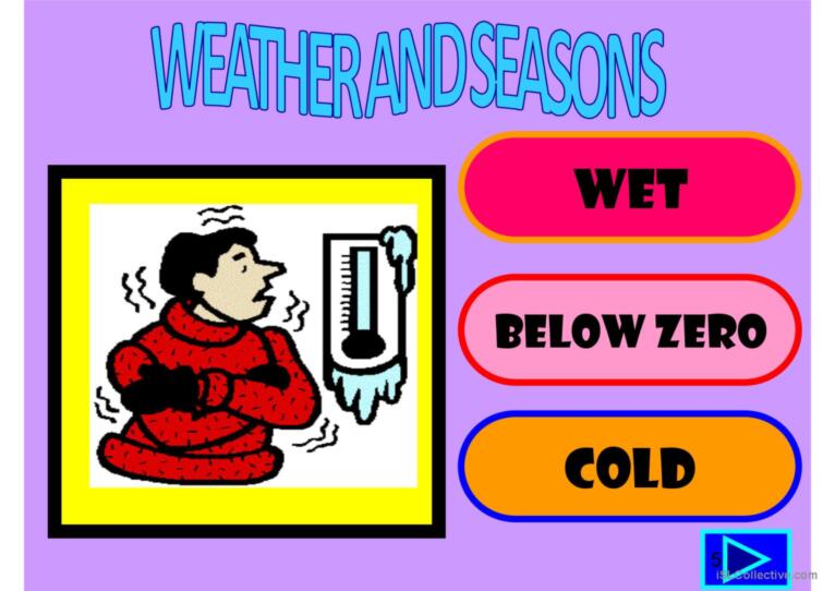 Weather and seasons powerpoint