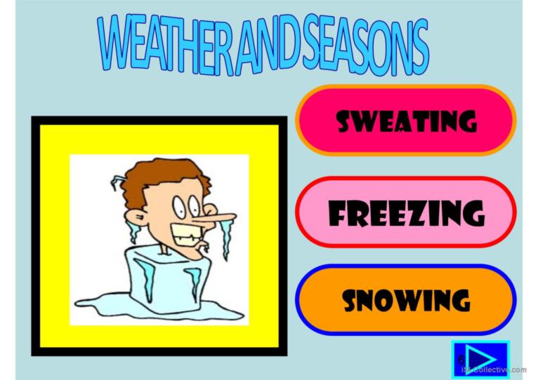 Weather and seasons powerpoint