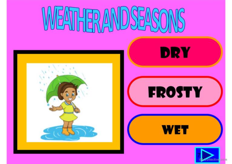 Weather and seasons powerpoint